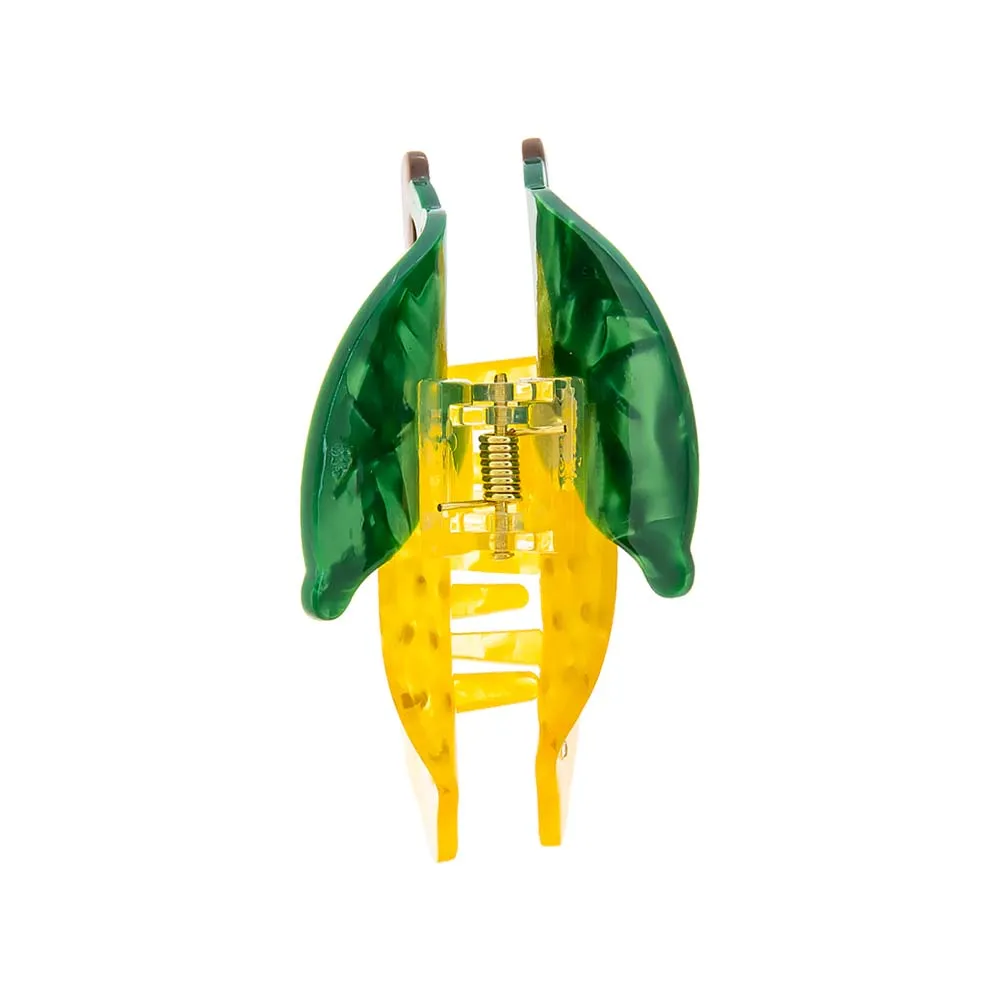 Rhinestone Accented Lemon Claw Clip sold by Adina Eden's product image thumbnail 3