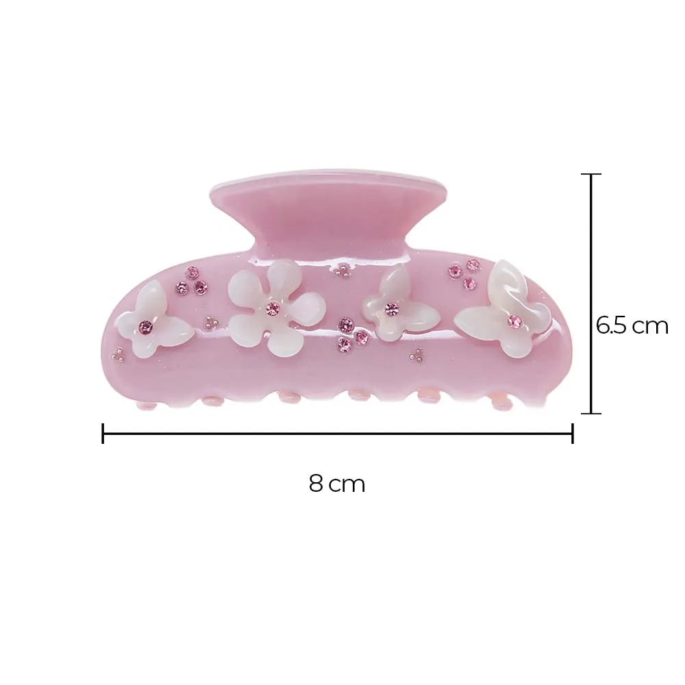I Love Butterflies & Flowers Claw Clip sold by Adina Eden's product image thumbnail 2