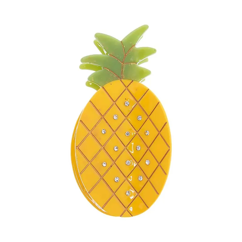 Rhinestone Accented Pineapple Claw Clip sold by Adina Eden's