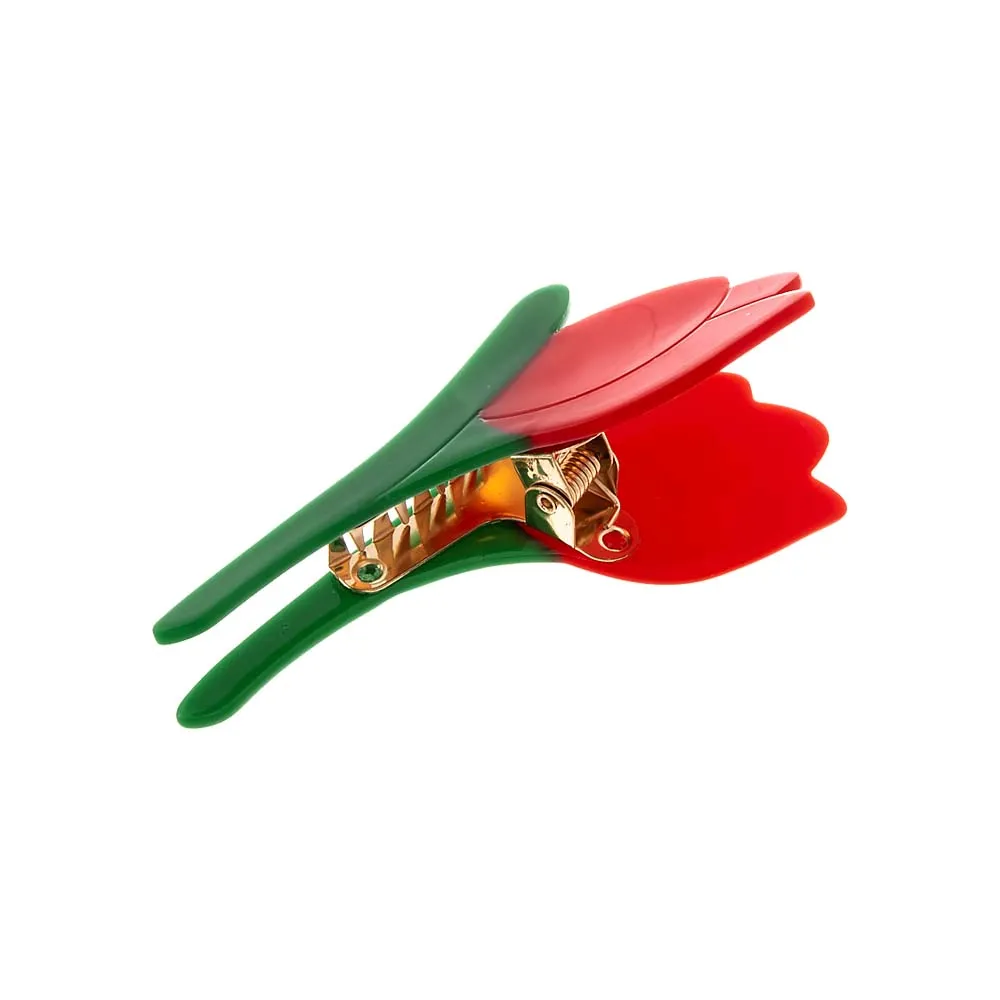 Colored Rose Flower Hair Claw Clip sold by Adina Eden's product image thumbnail 4