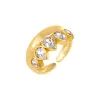 Multi CZ Pear Rimmed Ring sold by Adina Eden's