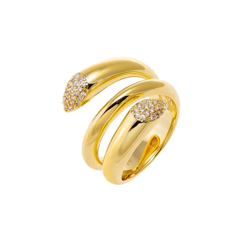 Pave Claw Looped Wrap Ring sold by Adina Eden's