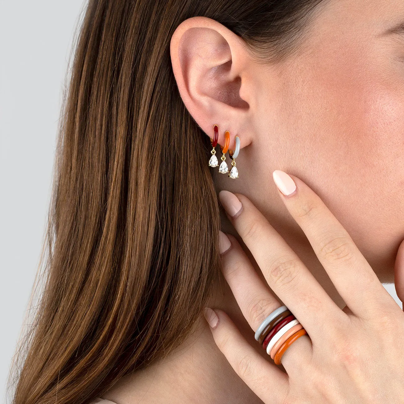 Neutral Enamel Band sold by Adina Eden's product image thumbnail 2