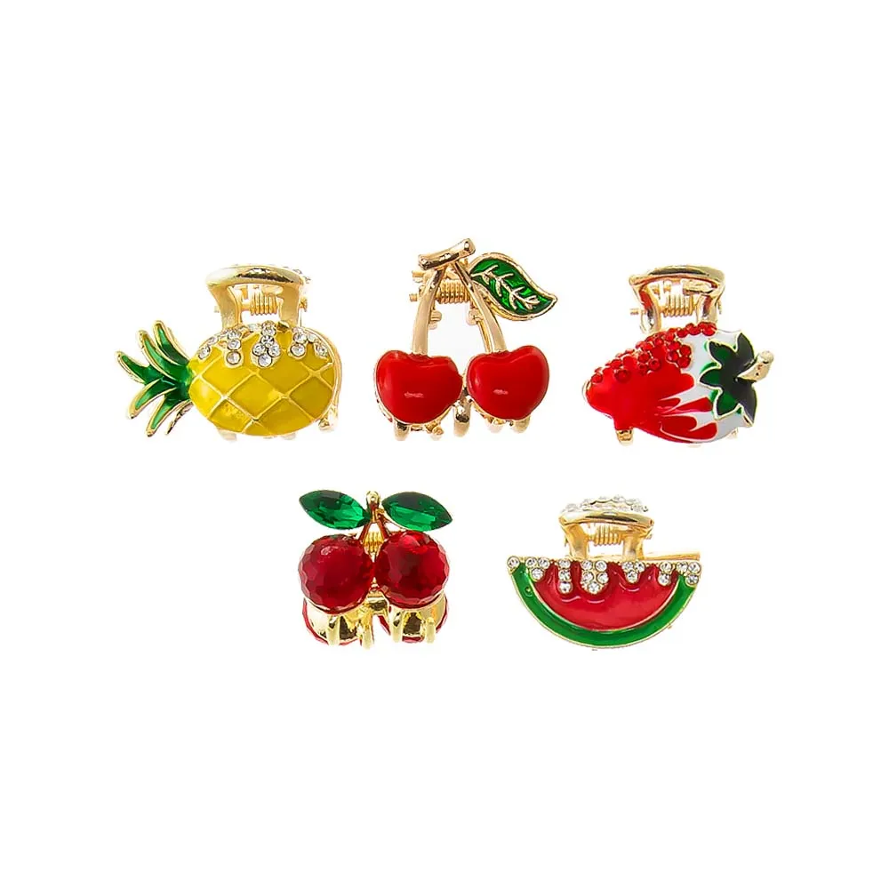 Metal Fruit Hair Claw Clip Set sold by Adina Eden's