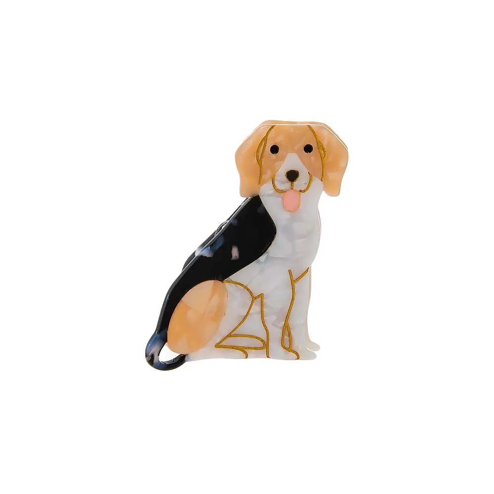 Beagle Dog Breed Hair Claw Clip sold by Adina Eden's