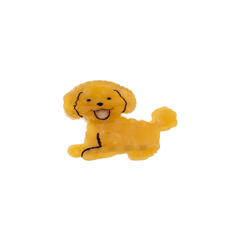 Mini Furry Puppy Hair Claw Clip sold by Adina Eden's