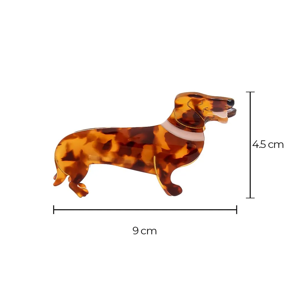 Dachshund Dog Breed Hair Claw Clip sold by Adina Eden's product image thumbnail 2