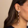 Multi Pearl Drop Stud Earring sold by Adina Eden's