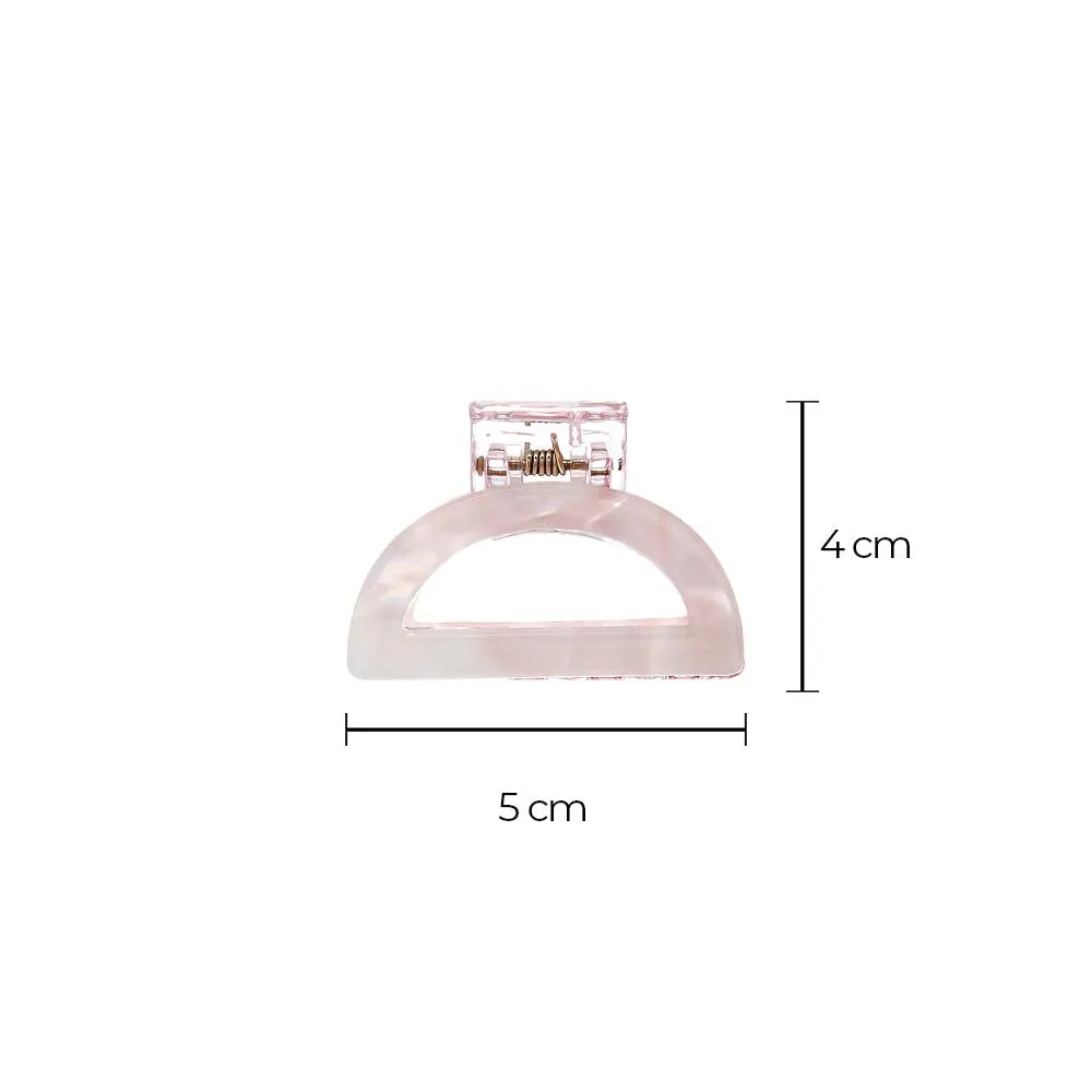 Colored Transparent Semi Circle Cutout Claw Clip Combo Set sold by Adina Eden's product image thumbnail 2