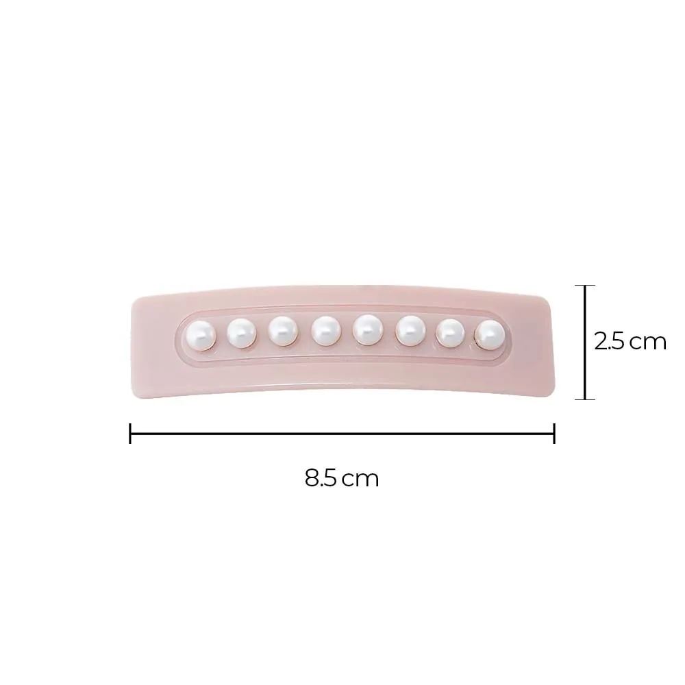 Pearl Embellished Hair Barrette sold by Adina Eden's product image thumbnail 2
