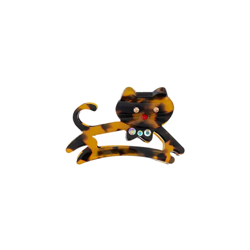 Jumping Cutout Cat Hair Claw Clip sold by Adina Eden's
