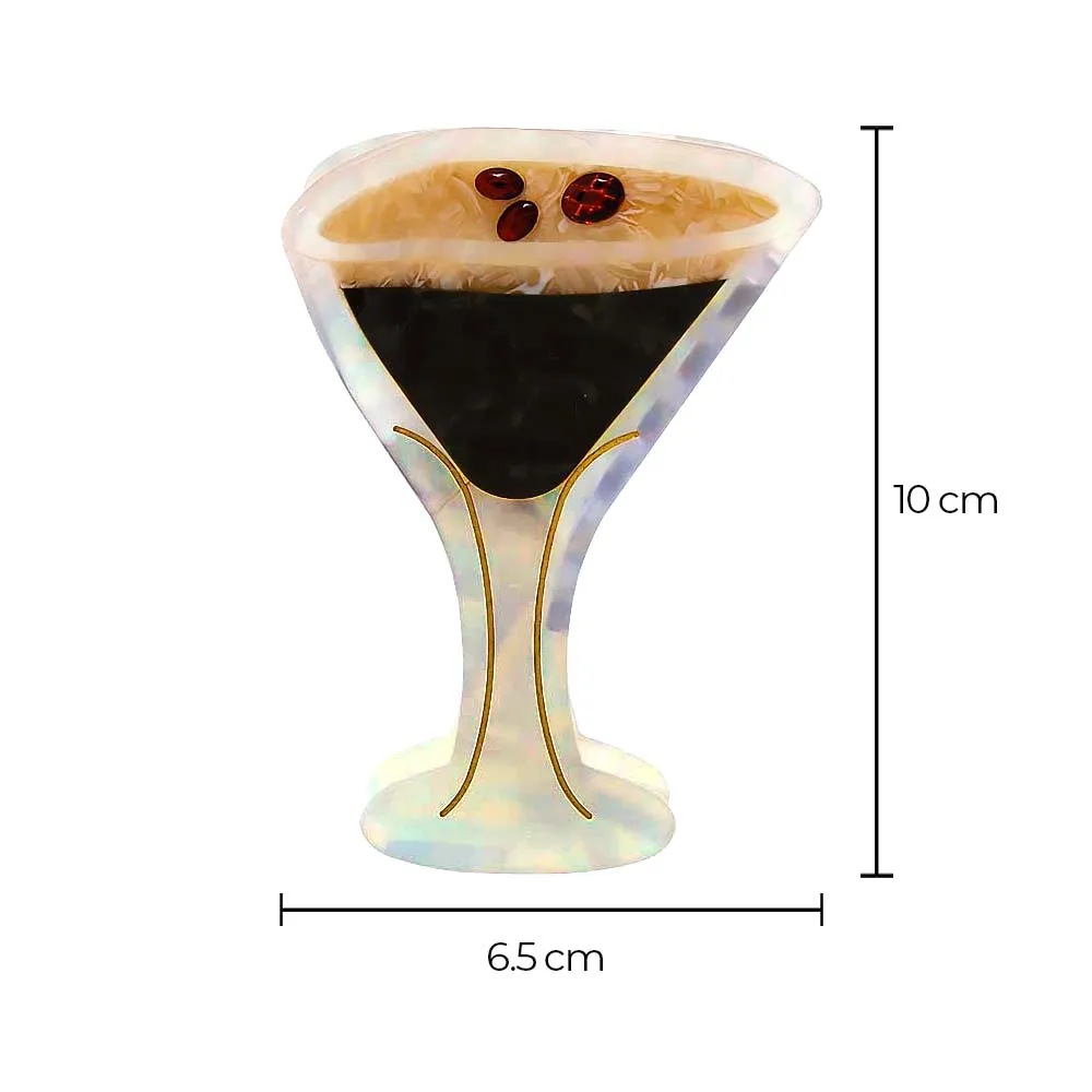 Espresso Martini Hair Claw Clip sold by Adina Eden's product image thumbnail 2