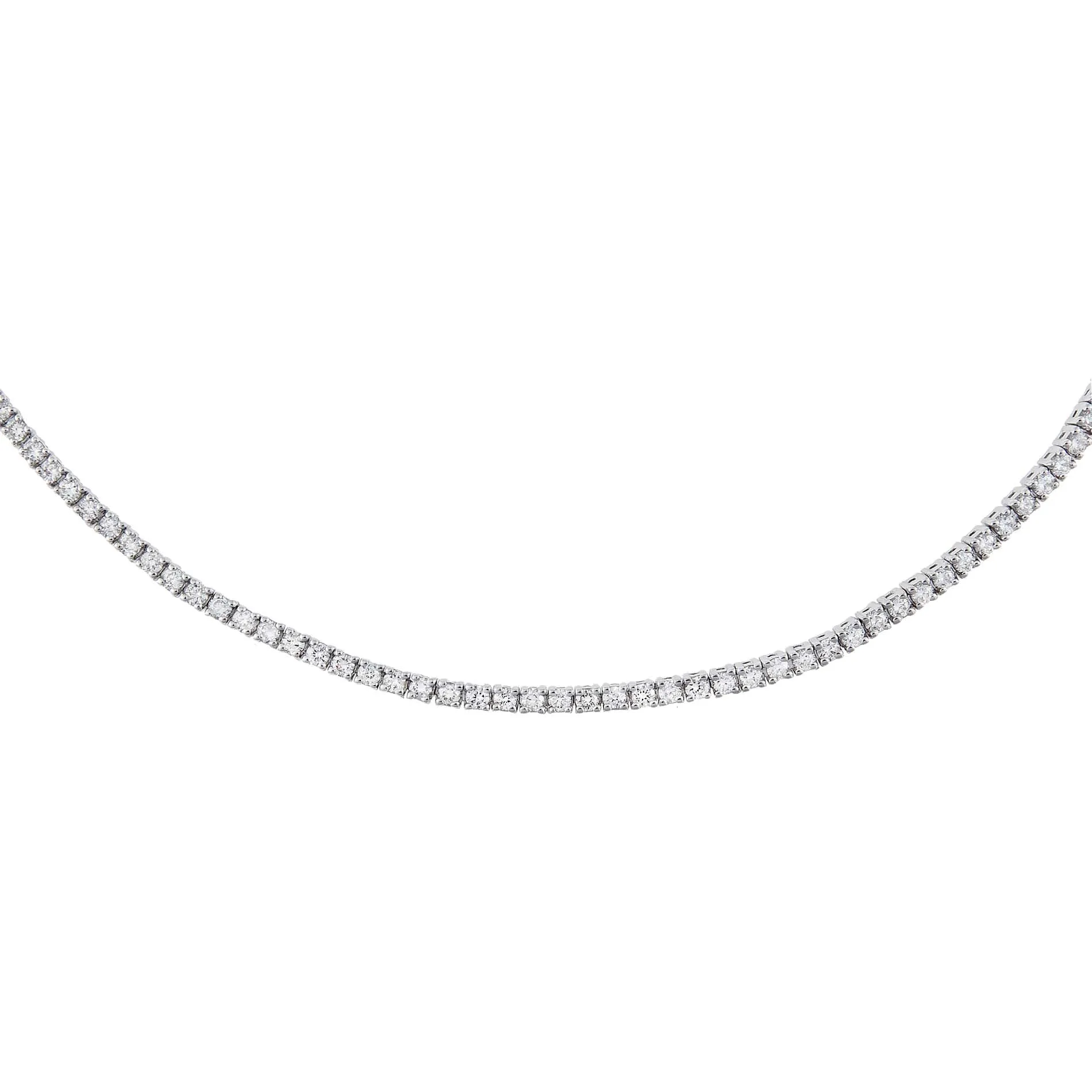 Diamond Tennis Choker 14K sold by Adina Eden's product image thumbnail 4