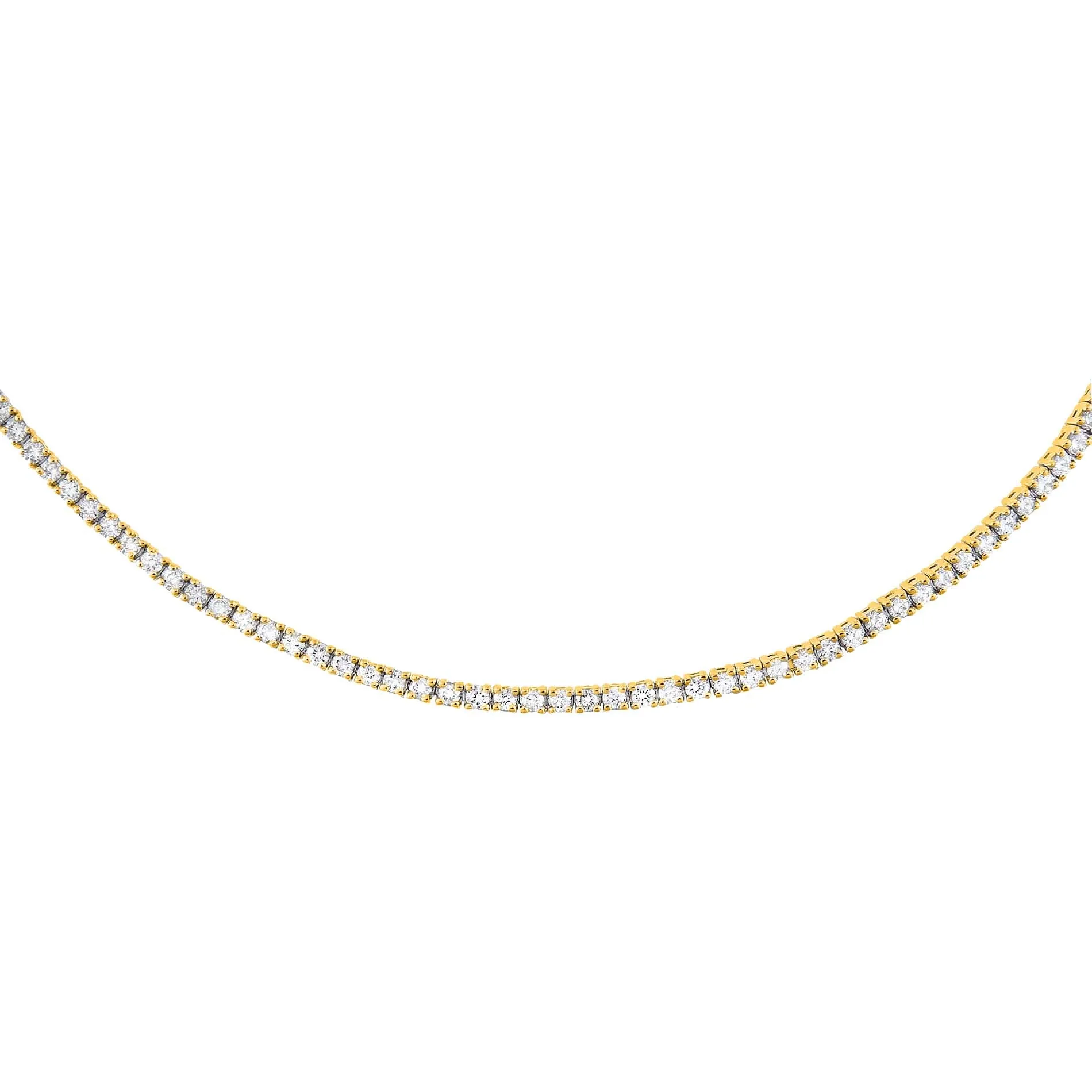 Diamond Tennis Choker 14K sold by Adina Eden's