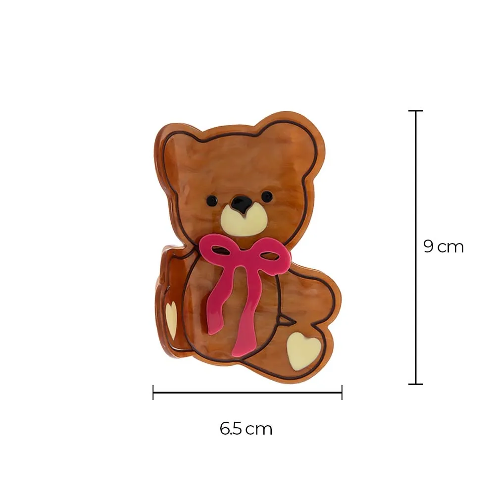 Honey Bear Bow Claw Clip sold by Adina Eden's product image thumbnail 3