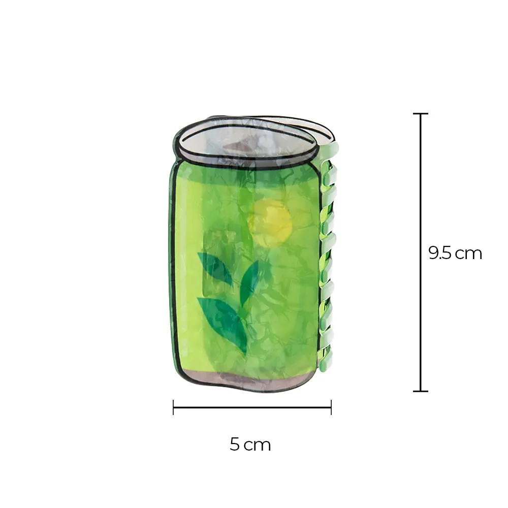 Lime Twist Sparkle Claw Clip sold by Adina Eden's product image thumbnail 3