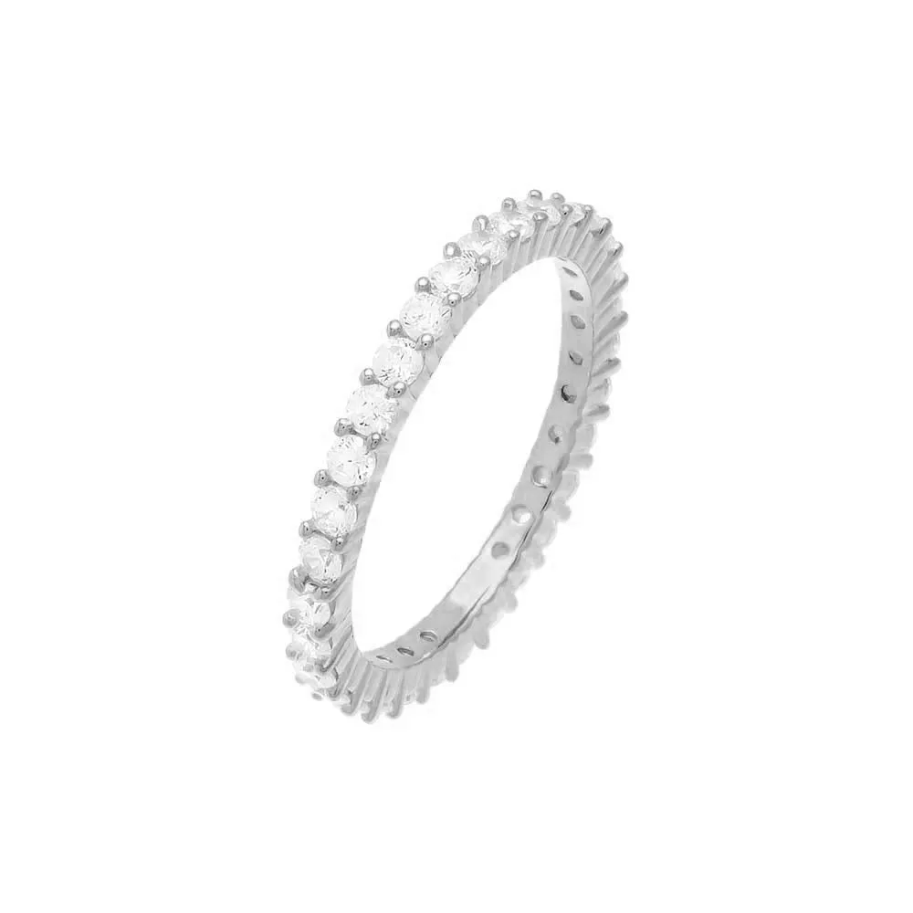 CZ Thin Eternity Band sold by Adina Eden's product image thumbnail 5