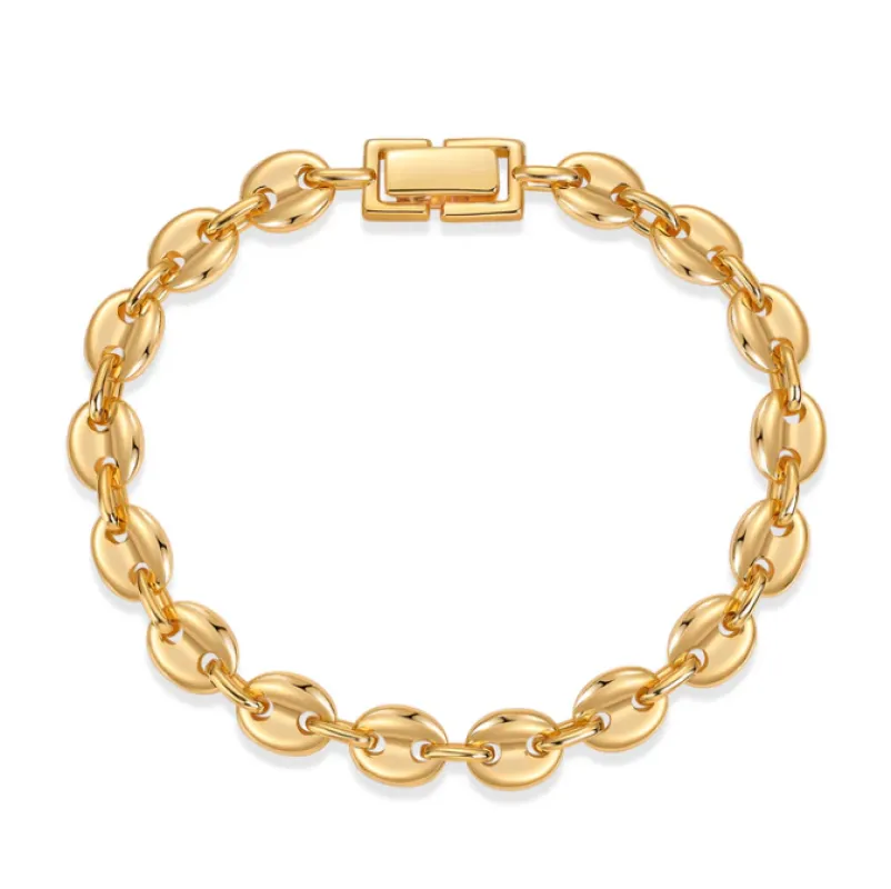 Bold Dome Link Bracelet sold by Adina Eden's