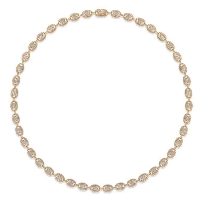 Pave Mariner Tennis Necklace sold by Adina Eden's