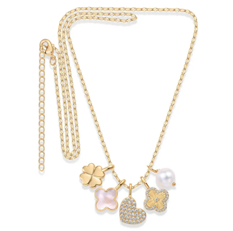 Fun Charm Necklace Set sold by Adina Eden's