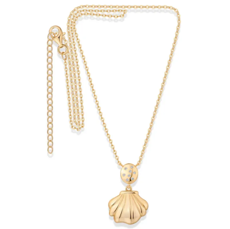 Shell Pendant Necklace sold by Adina Eden's