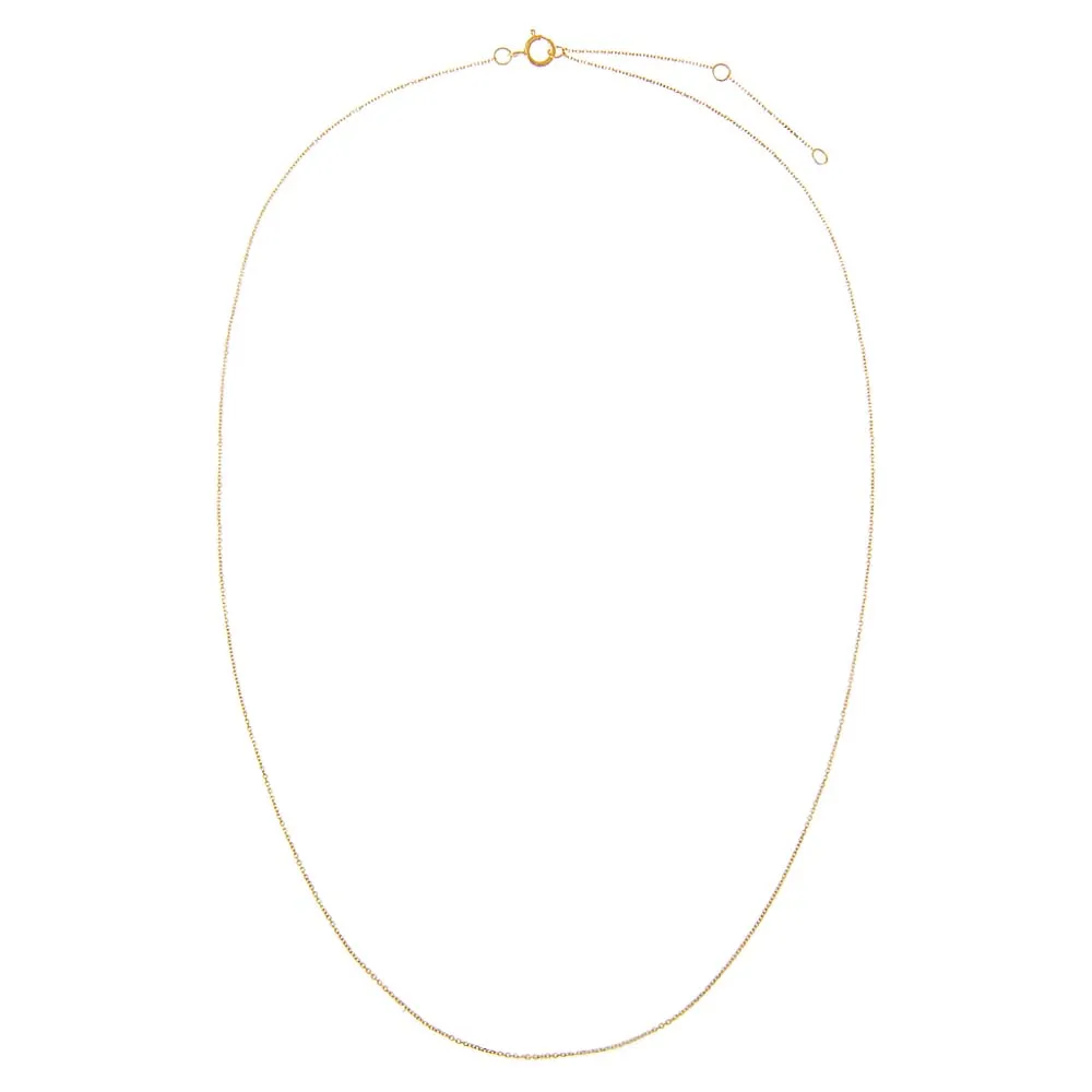 Dainty Cable Chain Necklace 14K sold by Adina Eden's product image thumbnail 2