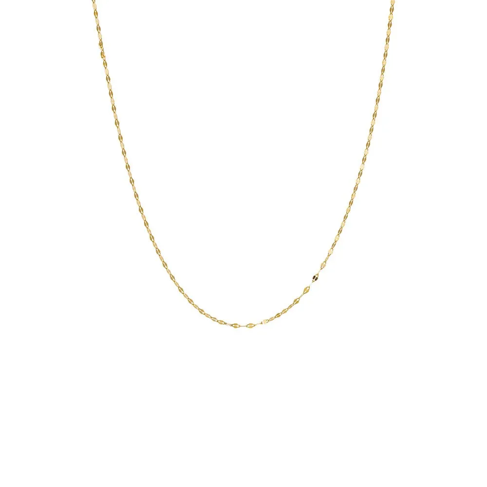 Dainty Mariner Chain Necklace 14K sold by Adina Eden's