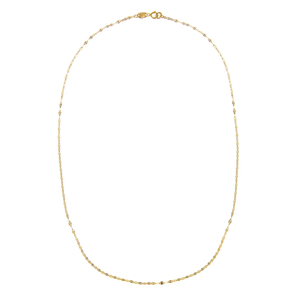 Dainty Mariner Chain Necklace 14K sold by Adina Eden's product image thumbnail 2