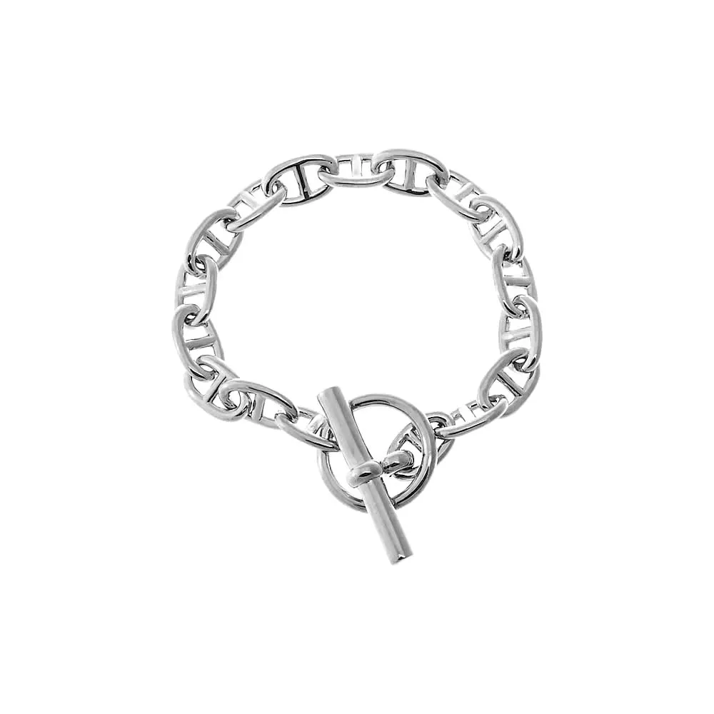 Chunky Anchor Link Toggle Bracelet sold by Adina Eden's