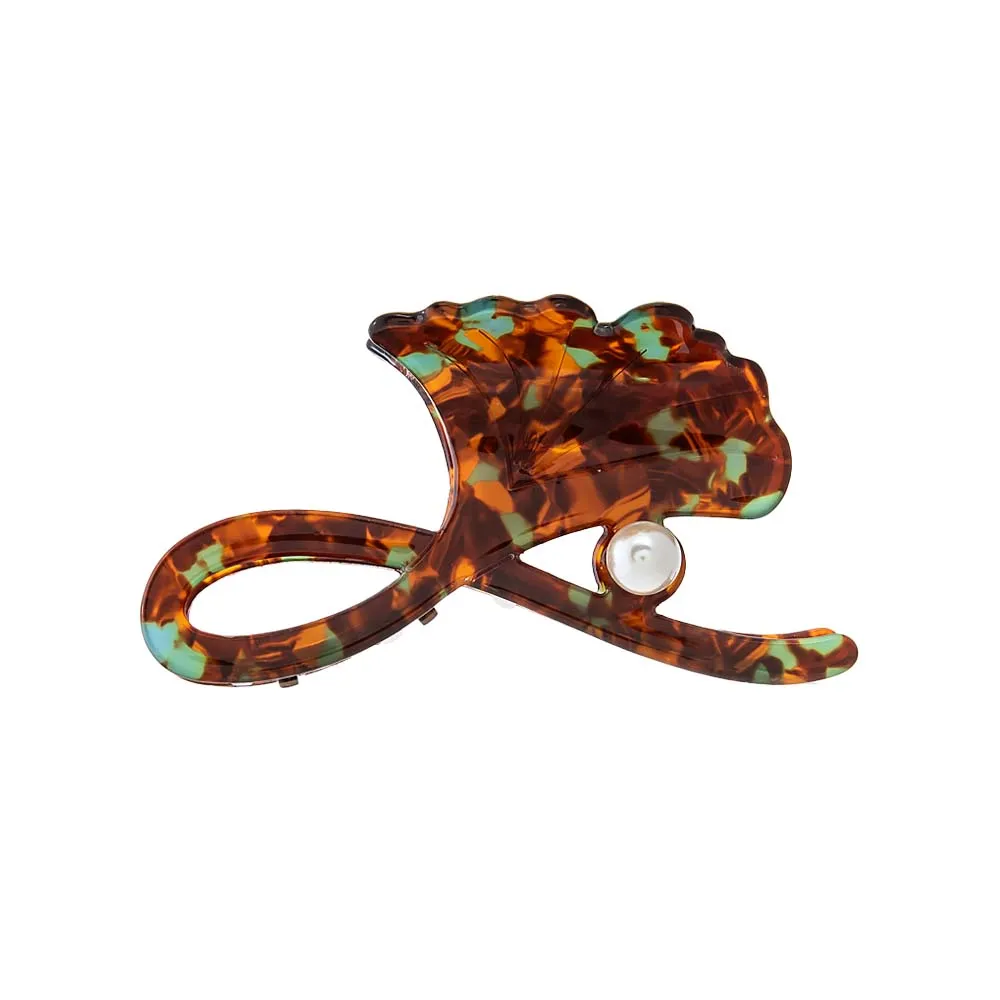 Pearl Flower Blossom Hair Claw Clip sold by Adina Eden's product image thumbnail 2