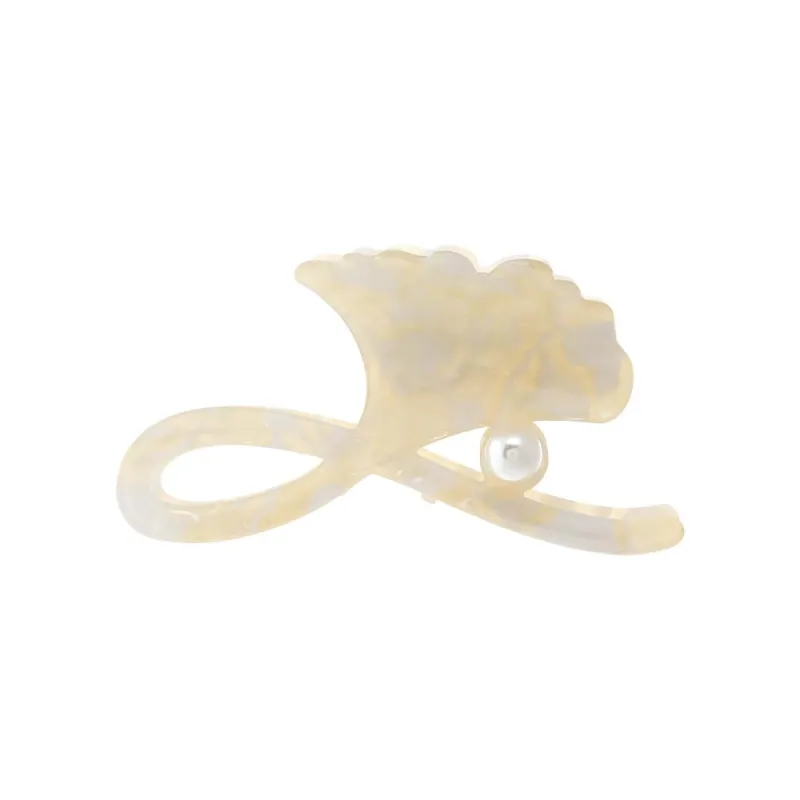 Pearl Flower Blossom Hair Claw Clip sold by Adina Eden's