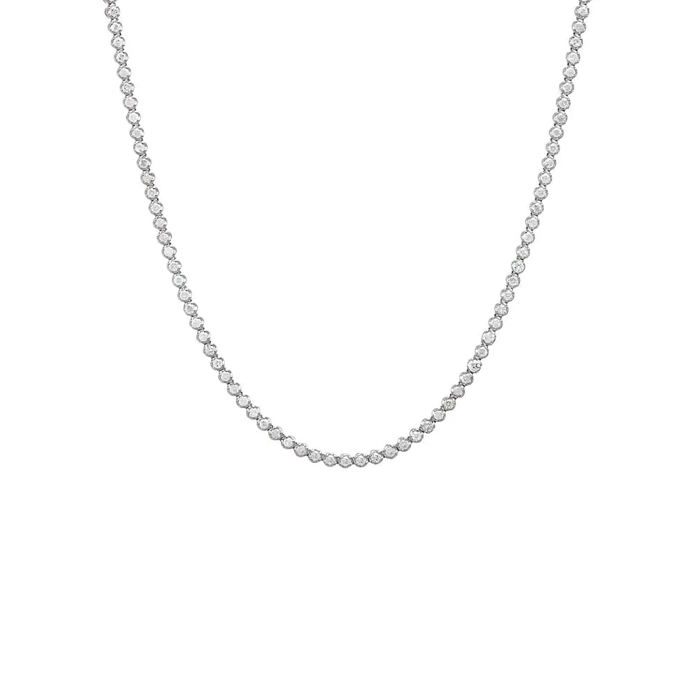 3 Carats Diamond Buttercup Tennis Necklace 14K sold by Adina Eden's product image thumbnail 2