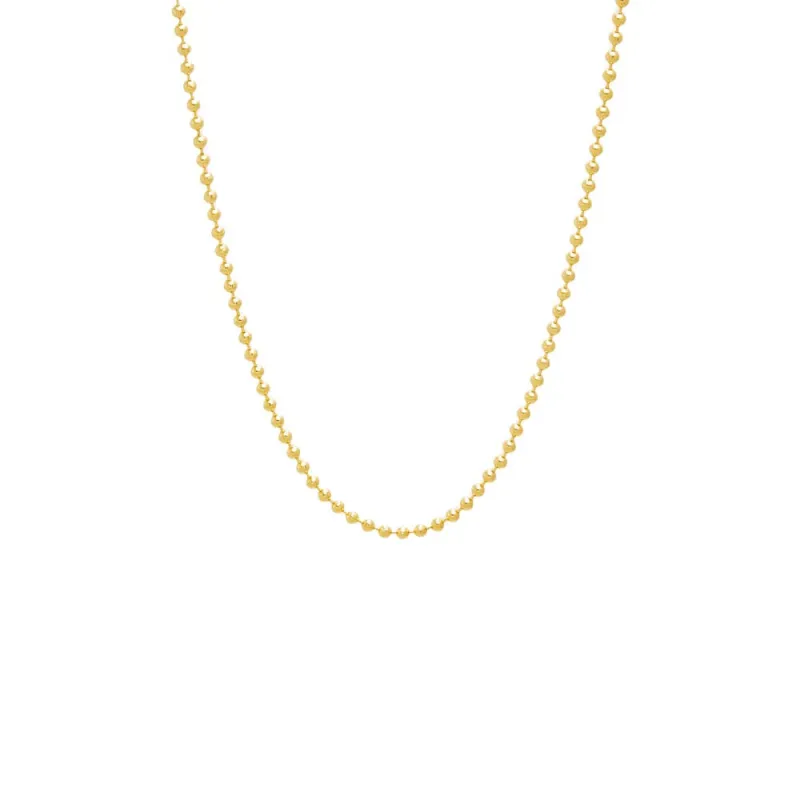 Chunky Beaded Ball Chain Necklace sold by Adina Eden's