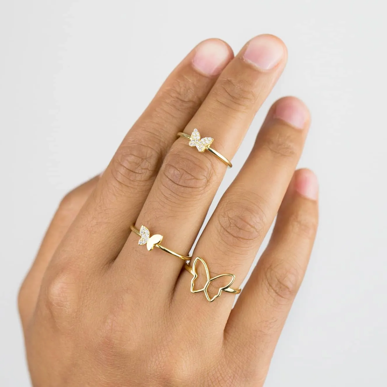 Open Butterfly Ring sold by Adina Eden's product image thumbnail 2