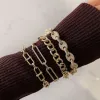 Hollow Cuban Chain Bracelet sold by Adina Eden's