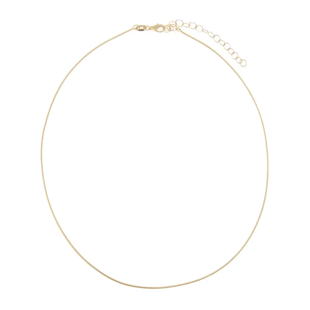 Solid Omega Chain Necklace sold by Adina Eden's product image thumbnail 2