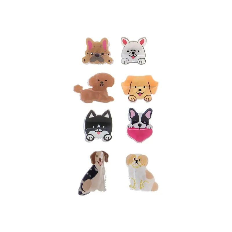 Puppy & Kitten Mini Claw Clip Set sold by Adina Eden's