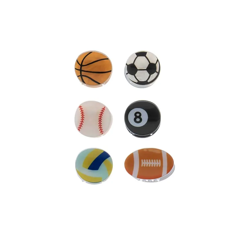 Game Day Sports Mini Hair Clips sold by Adina Eden's