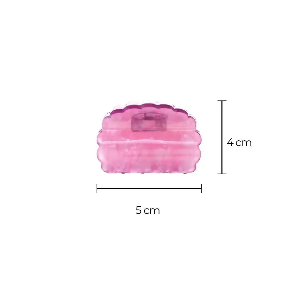 Translucent Scallop Edge Hair Clip Set sold by Adina Eden's product image thumbnail 2