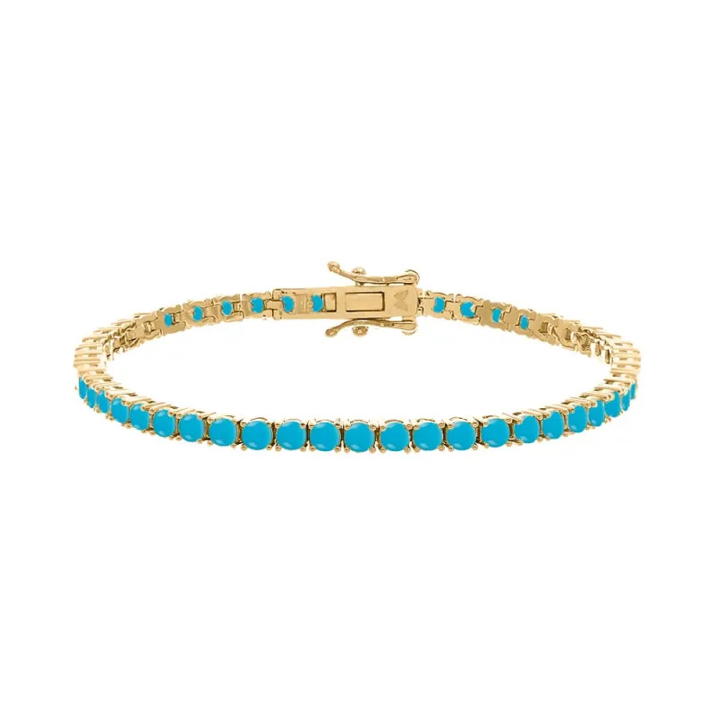 Colored Classic Tennis Bracelet sold by Adina Eden's