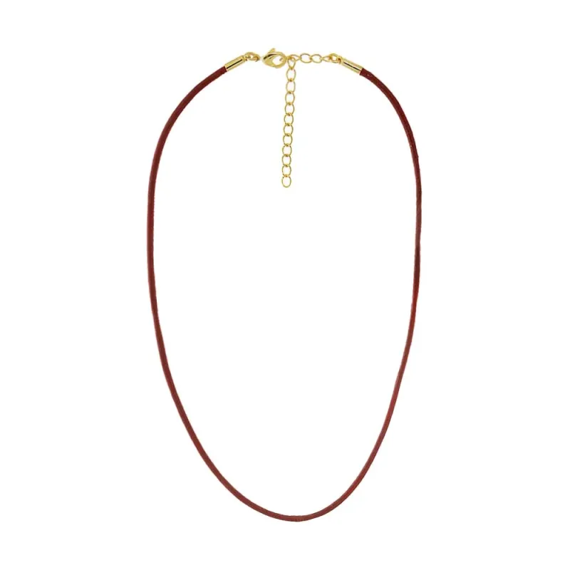 Colored Leather Rope Chain Choker Necklace made by Adina Eden's