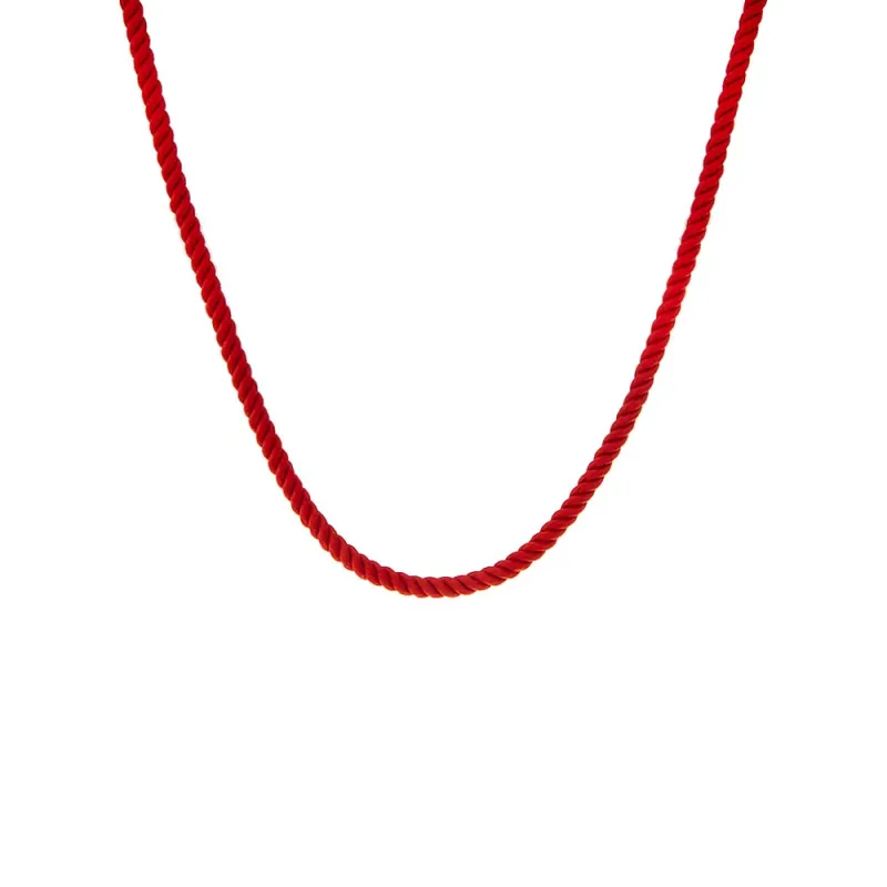 Colored Twisted Cotton Rope Necklace sold by Adina Eden's