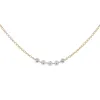 Floating Multi Diamond Necklace 14K sold by Adina Eden's