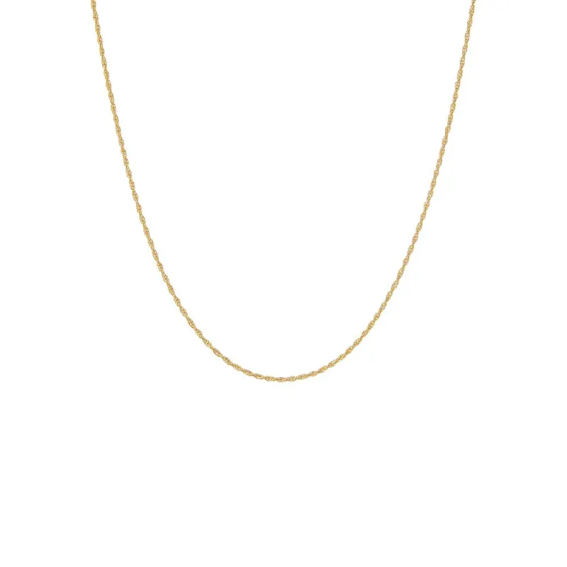 Twisted Rope Chain Necklace 14K sold by Adina Eden's