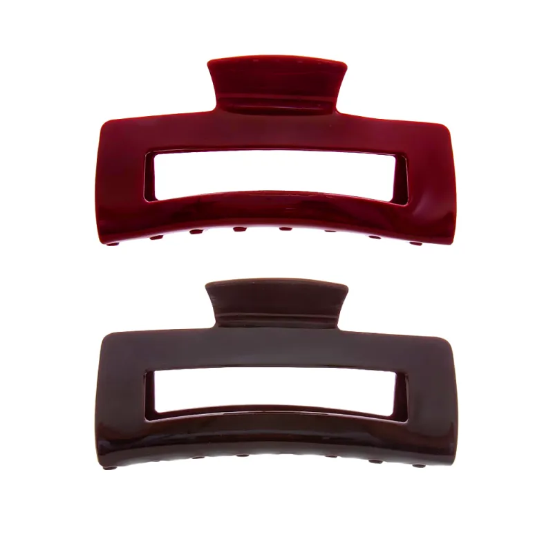 Large Colored Gloss Cutout Claw Clip sold by Adina Eden's