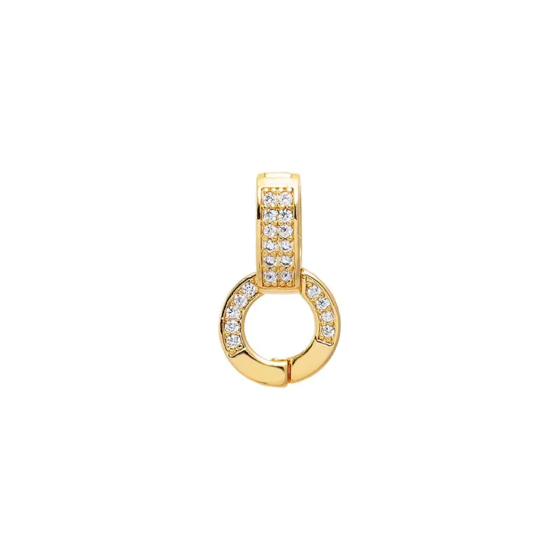 Minimal Pave Charm sold by Adina Eden's