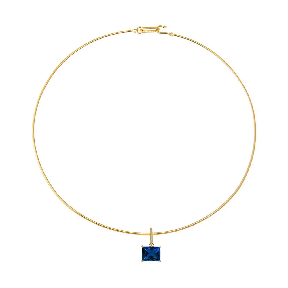 Colored CZ Emerald Charm
Solid Thin Wire Choker Necklace sold by Adina Eden's product image thumbnail 4