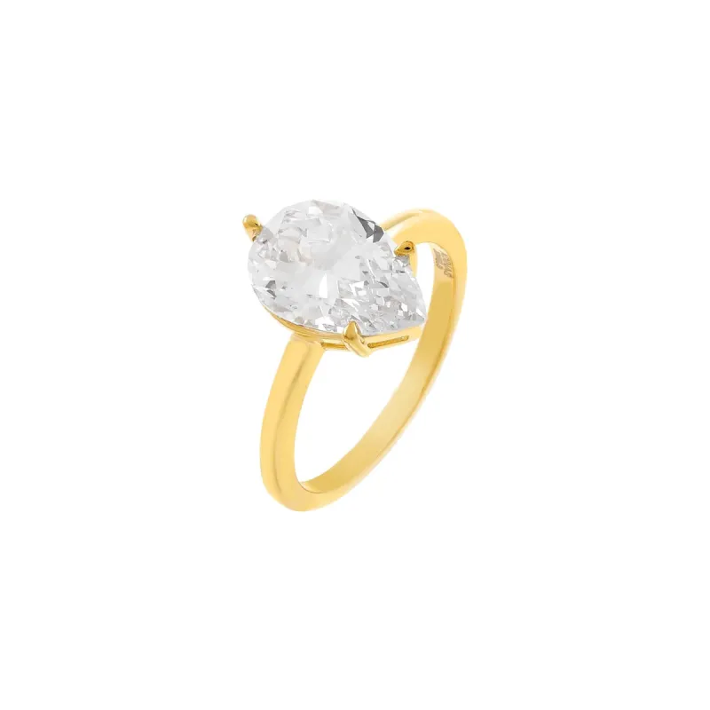 Teardrop Stone Ring sold by Adina Eden's