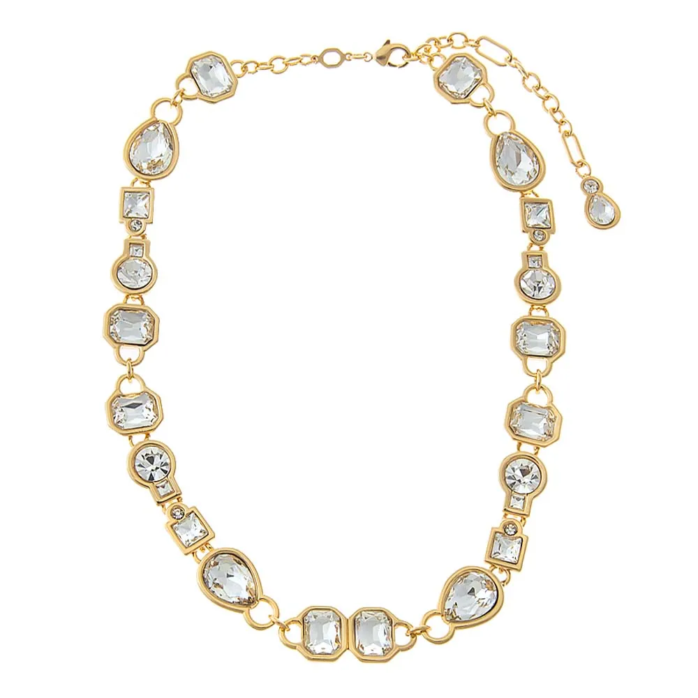 CZ Multi Shape Bezel Tennis Necklace sold by Adina Eden's product image thumbnail 2