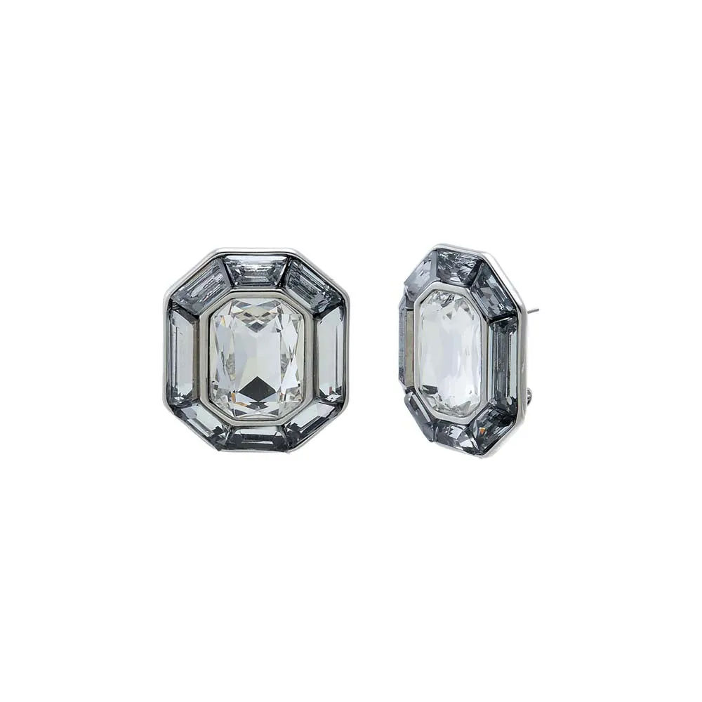 Fancy Grey Octagon Stud Earring sold by Adina Eden's